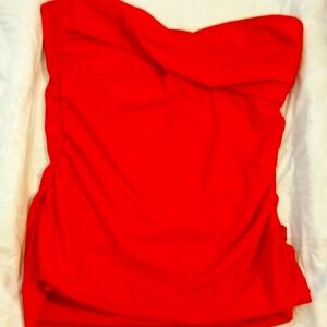 Never Worn ALLOY Swim Top L/XL Red